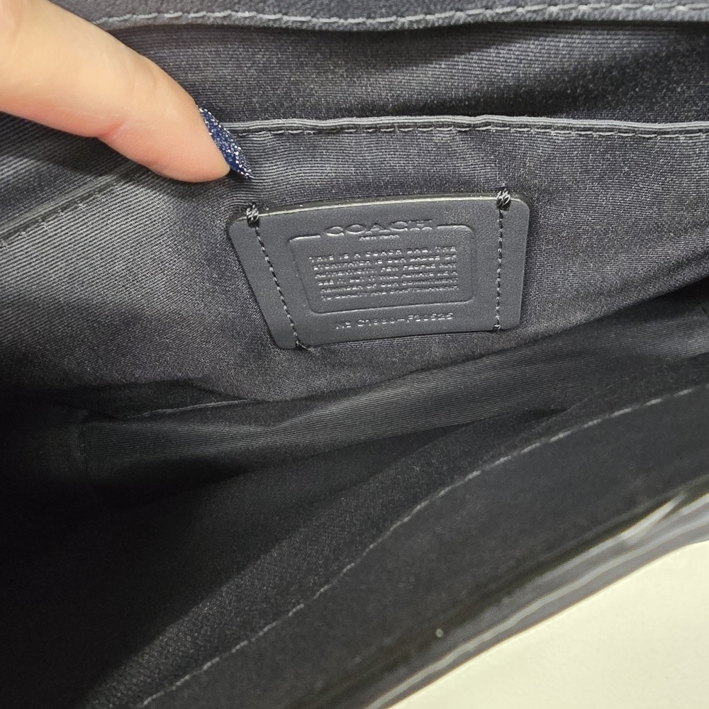 Coach Blue Backpack - Picture 6 of 13